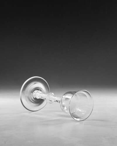 Georgian wine glass English c1765